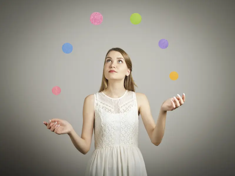 Juggle. Balls.