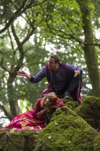 A Midsummer Nights Dream by the Butterfly Theatre Company performed at Puzzlewood, Forest of Dean. Photo by David Broadbent.
