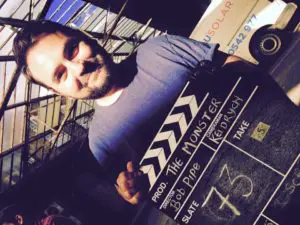 Me_and_clapperboard_by_CJ