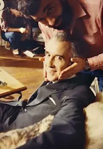 1984 with Lee on "Howling 2" in LA.