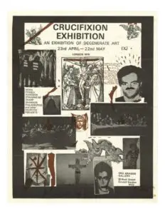 Poster for the London Meat Sculpture Show from the NFSA in Canberra