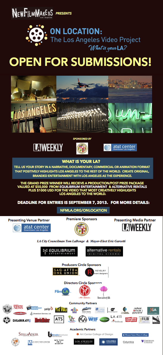 On Location Call for Submissions Newsletter Blast Artwork
