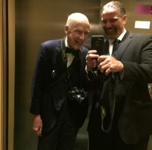 The Boss & John on the way to the Met Ball 2015